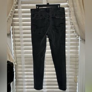 American Eagle Outfitters Super Super Stretch High Waist Black Jegging US 8